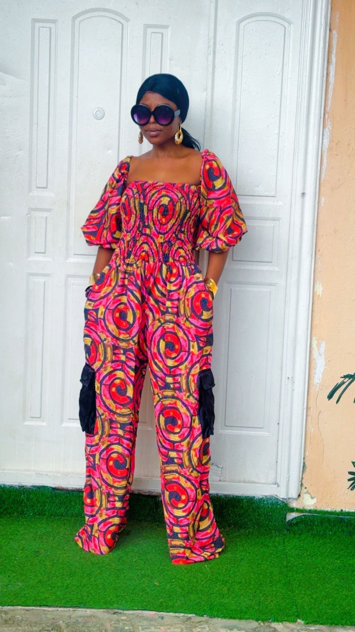 S82T Ankara jumpsuit