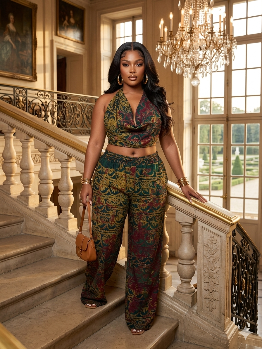 S37T(ADIRE PANT AND TOP)