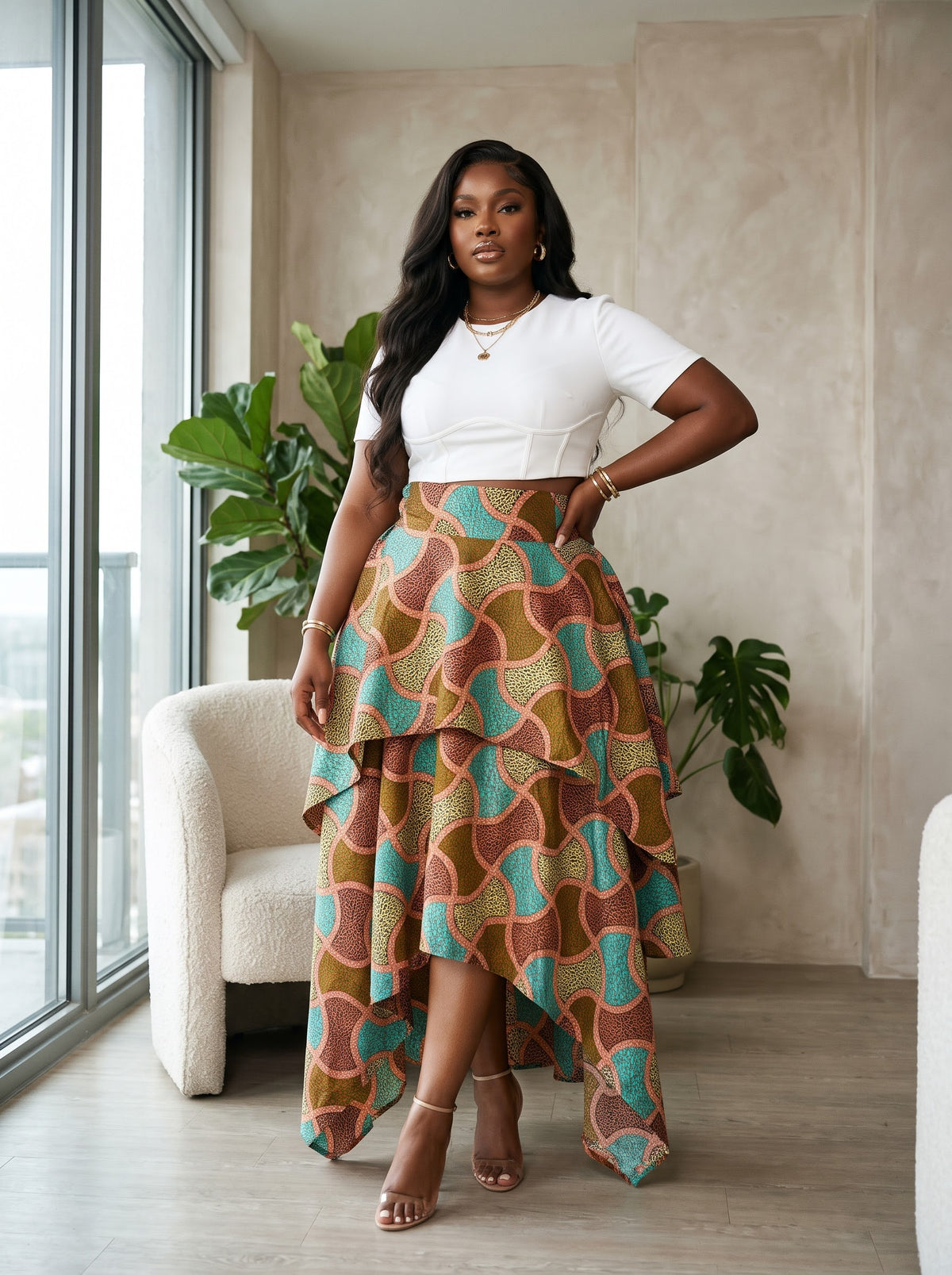 P92Q Ankara skirt