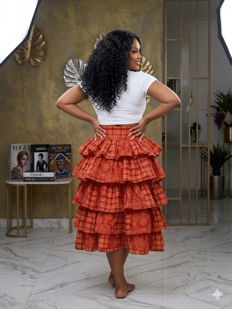 A45B (ANKARA SKIRT)