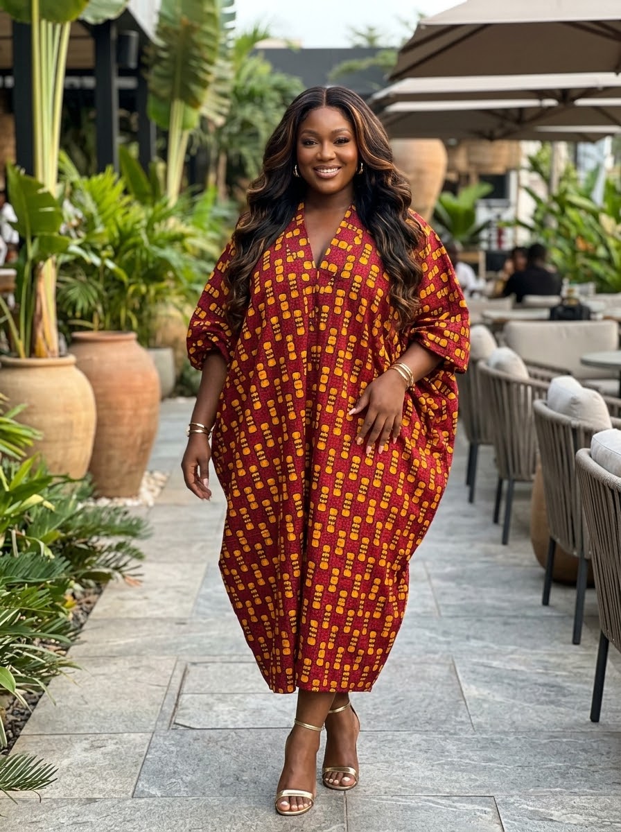 O86P Ankara dress