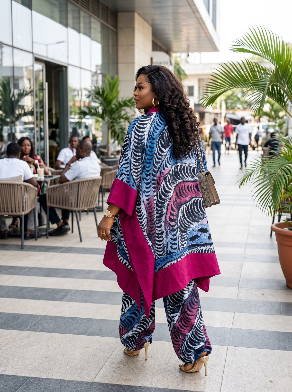 P87Q Adire and Asoke two piece