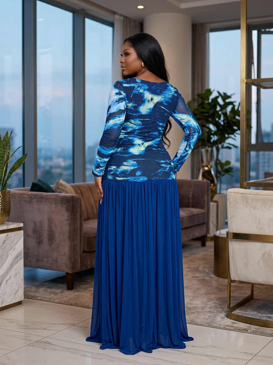 I89J mesh dress