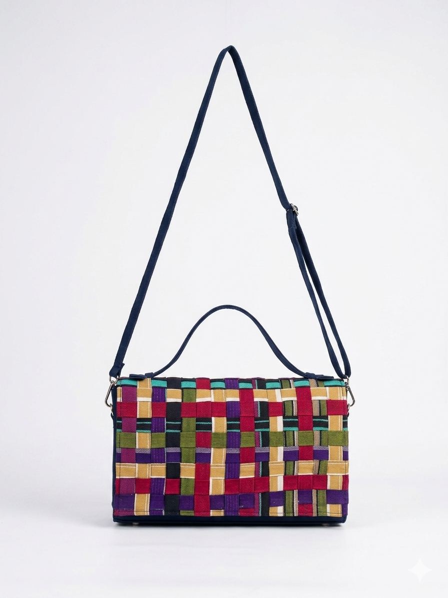 15P (ASOKE BAG) with jeans materials