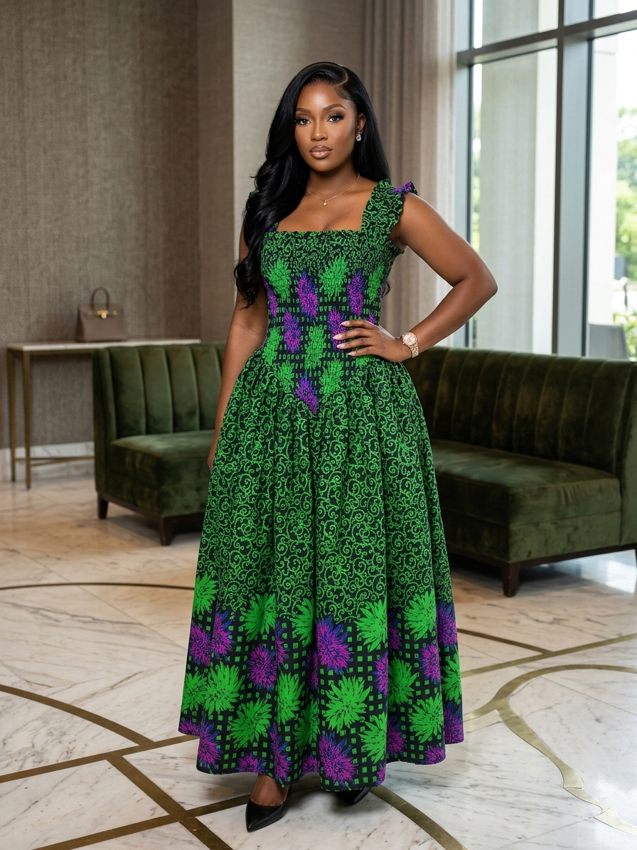 V71W (Ankara dress )