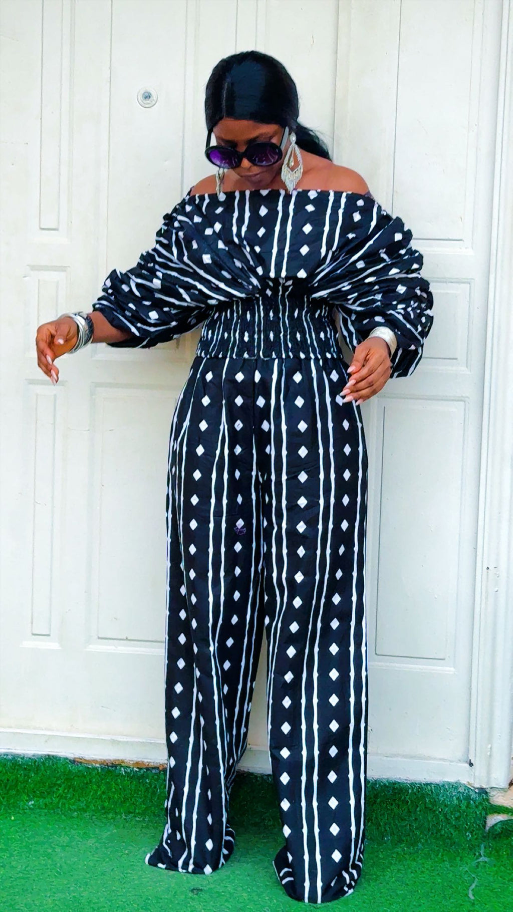 T54U (100%cotton Ankara two piece)
