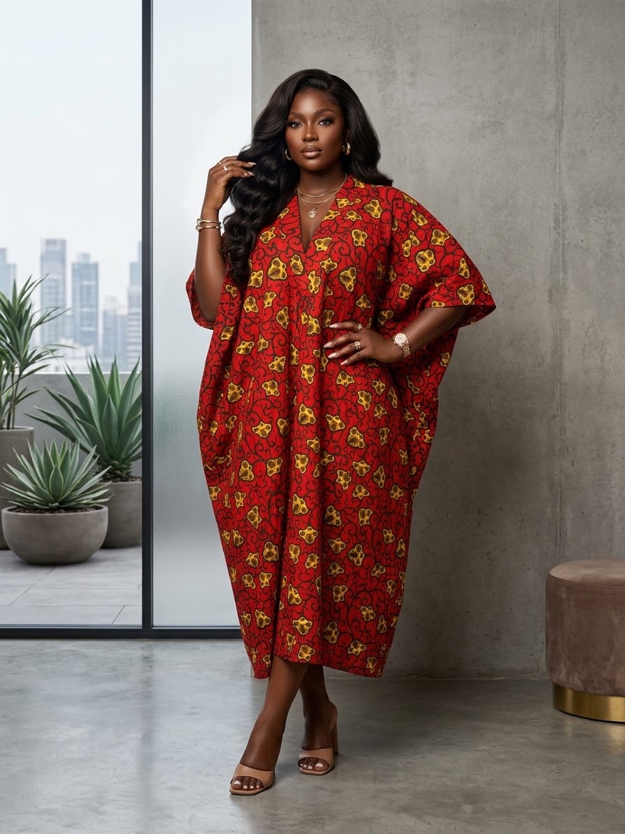 W84X Ankara dress