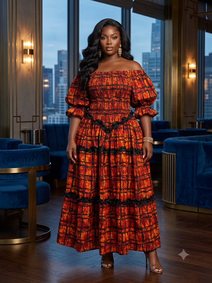 I67J (Ankara dress )