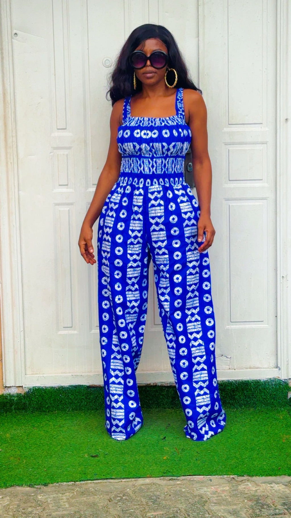 G84H Ankara jumpsuit