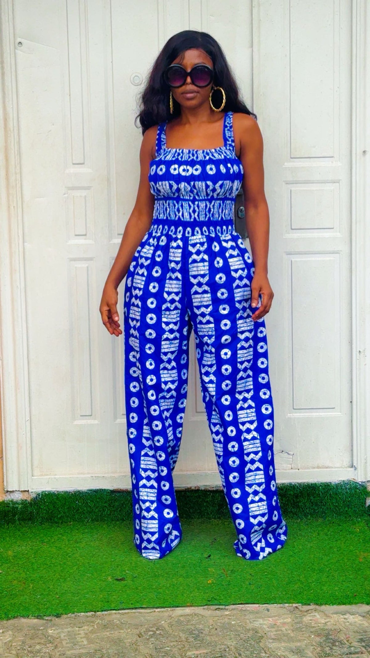 G84H Ankara jumpsuit