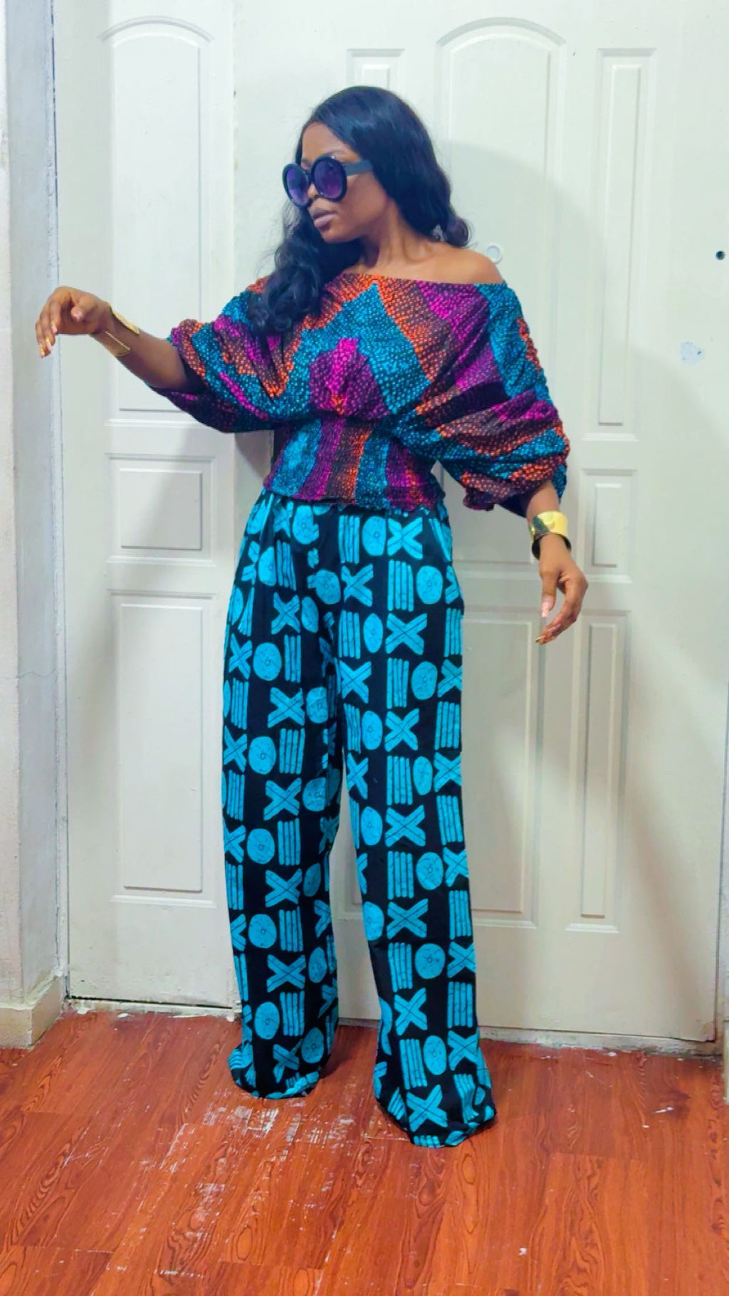 E48F(TWO PIECE TROUSER AND TOP)