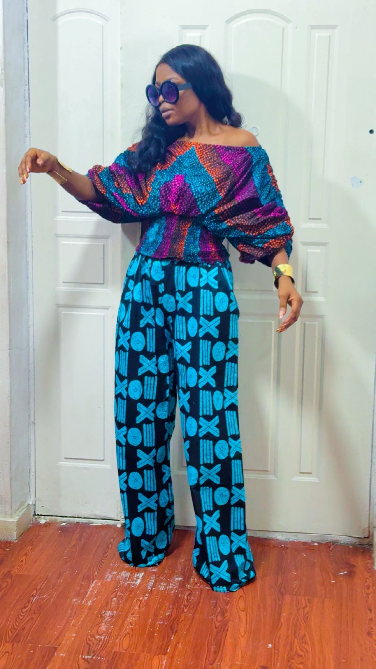 E48F(TWO PIECE TROUSER AND TOP)