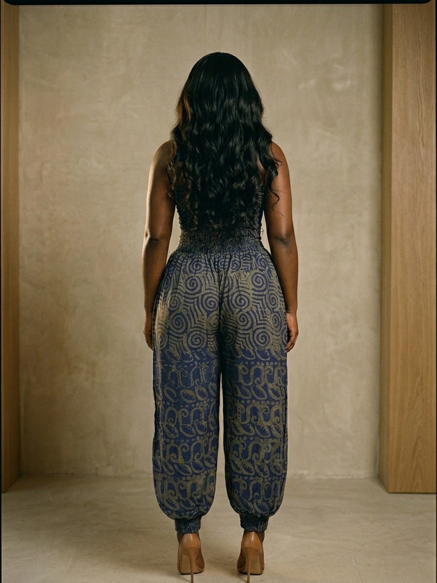 W73X (Adire Jumpsuit)