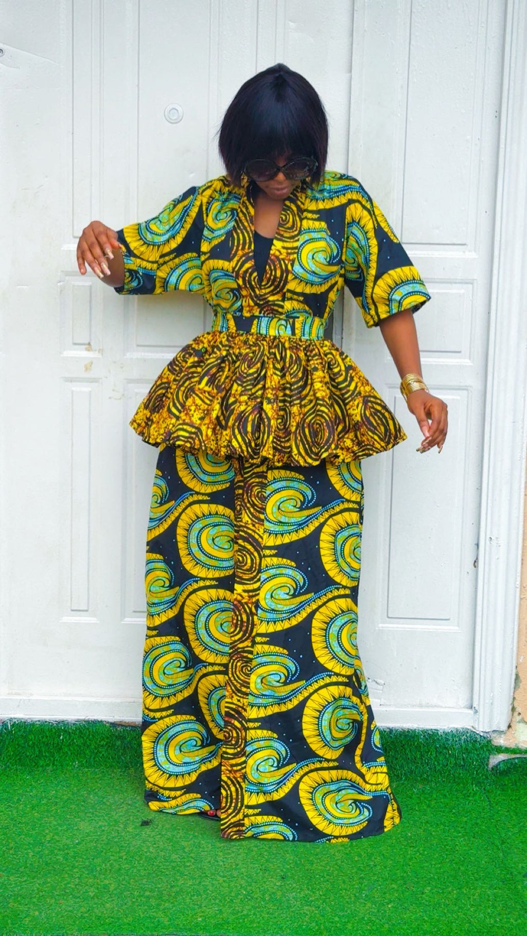 O51P (ANKARA DRESS)