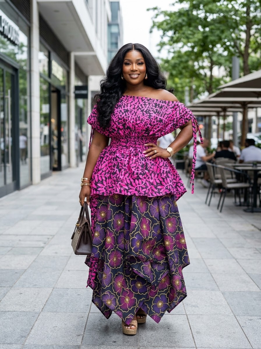 W86X Ankara dress