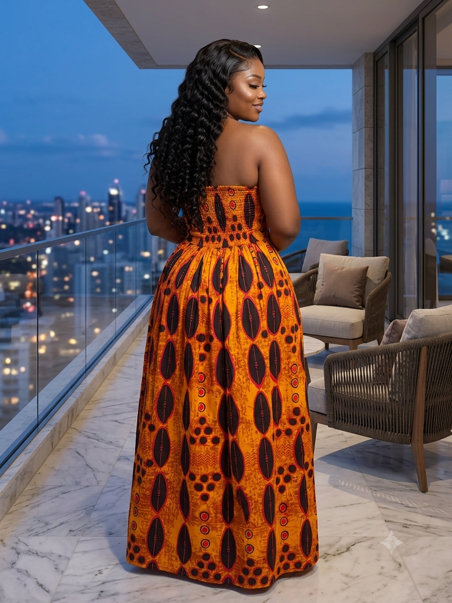 R67S (Ankara dress) 100%cotton