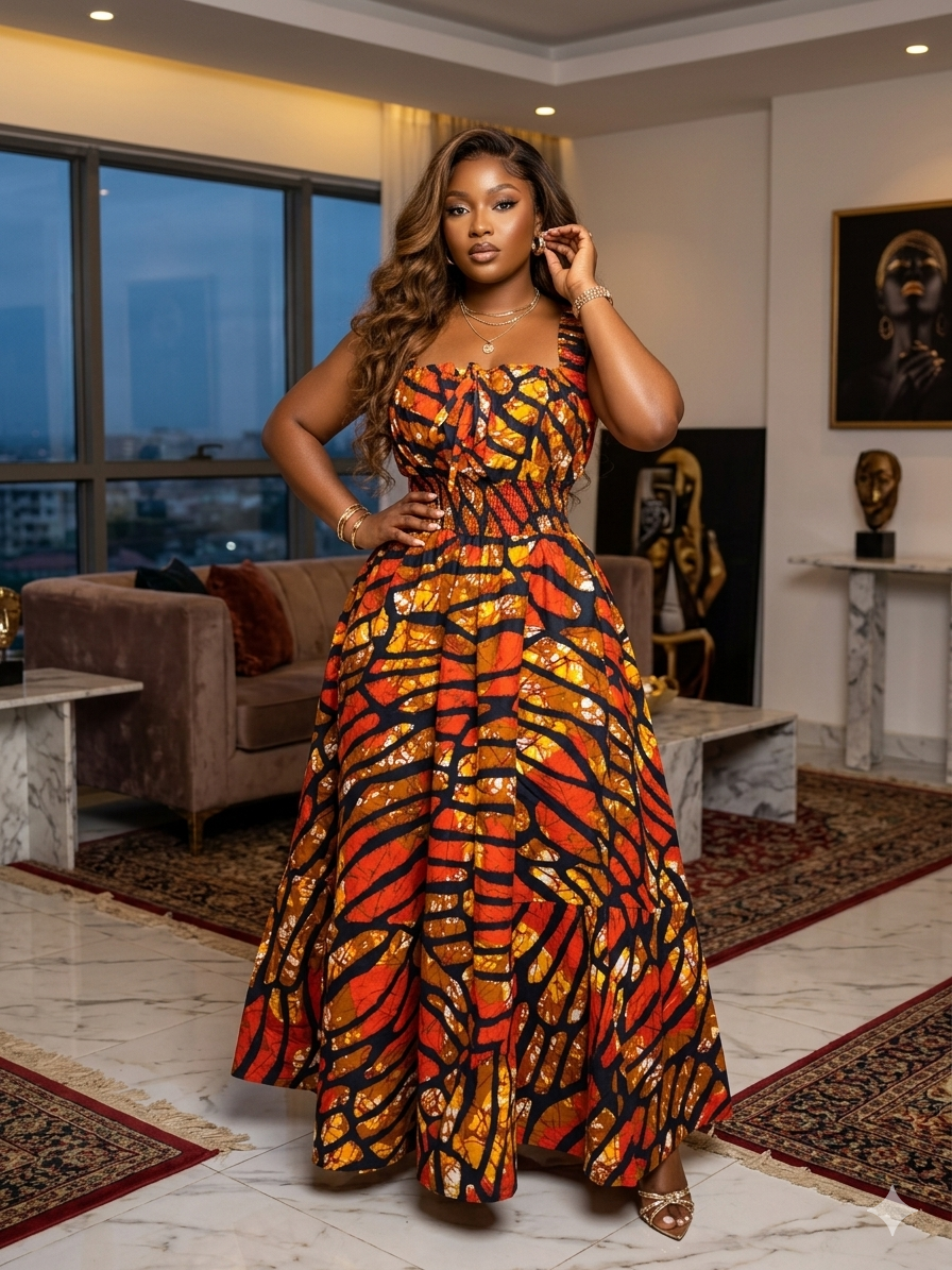 U51V (ANKARA DRESS)