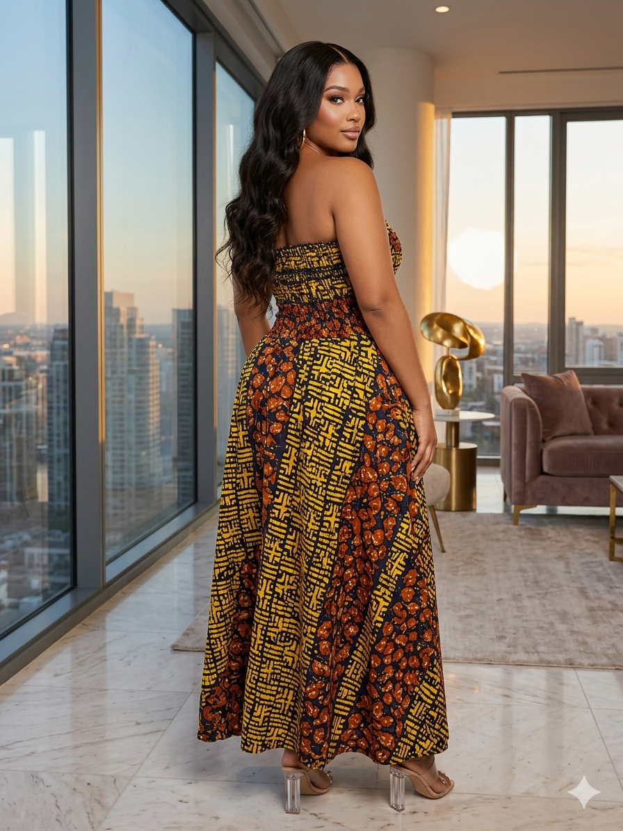 R55S ( Ankara Dress)