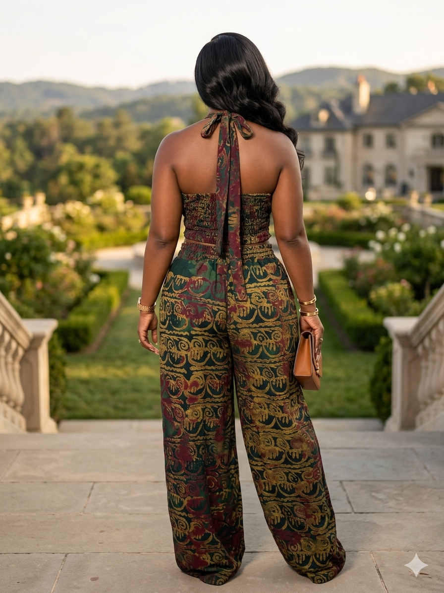 S37T(ADIRE PANT AND TOP)