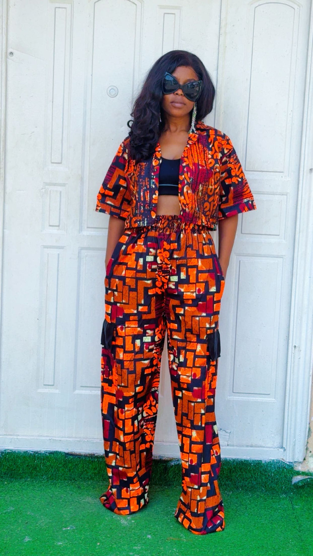 D93E Ankara two piece