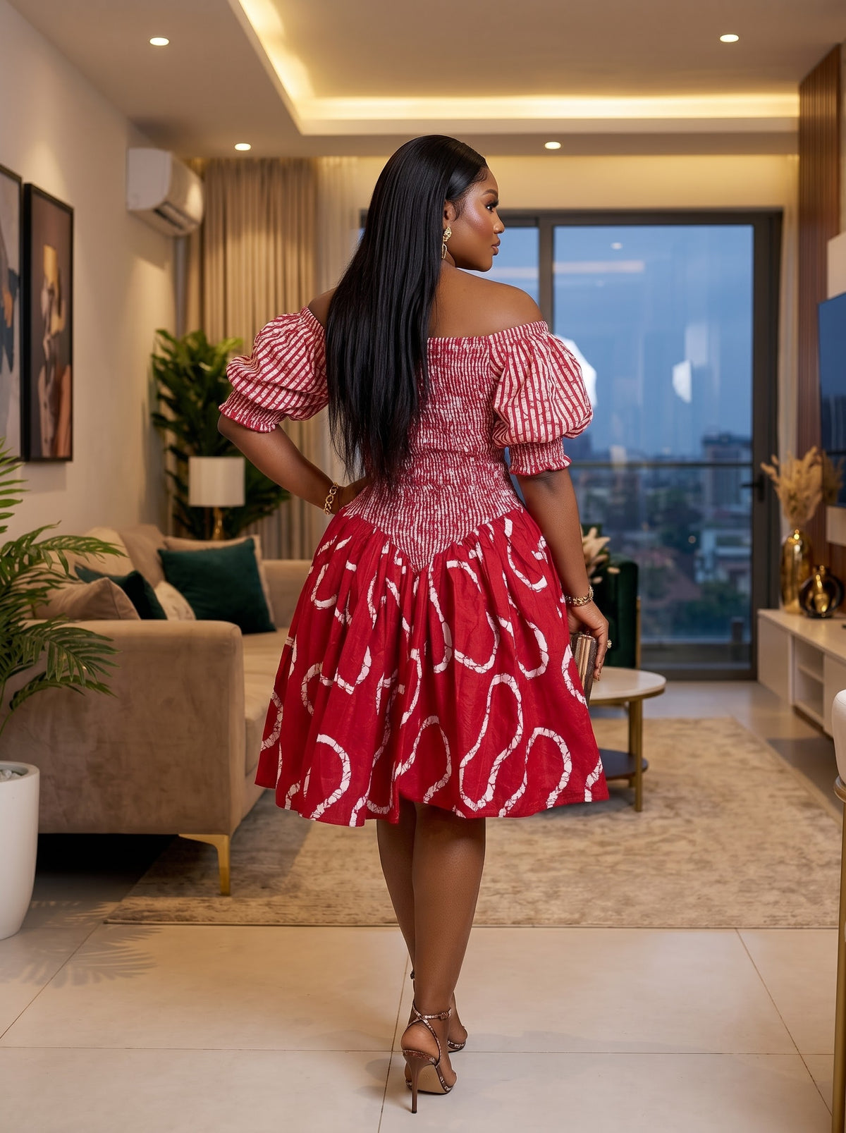 H90I Ankara dress