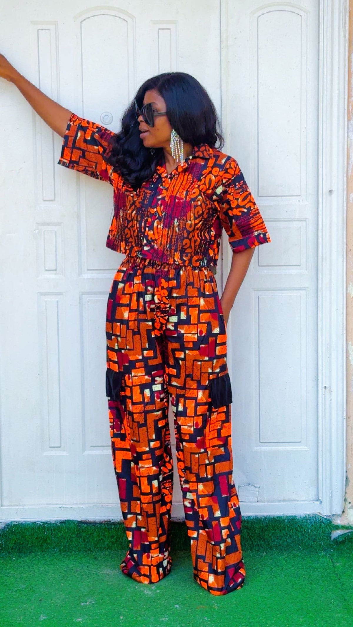 D93E Ankara two piece