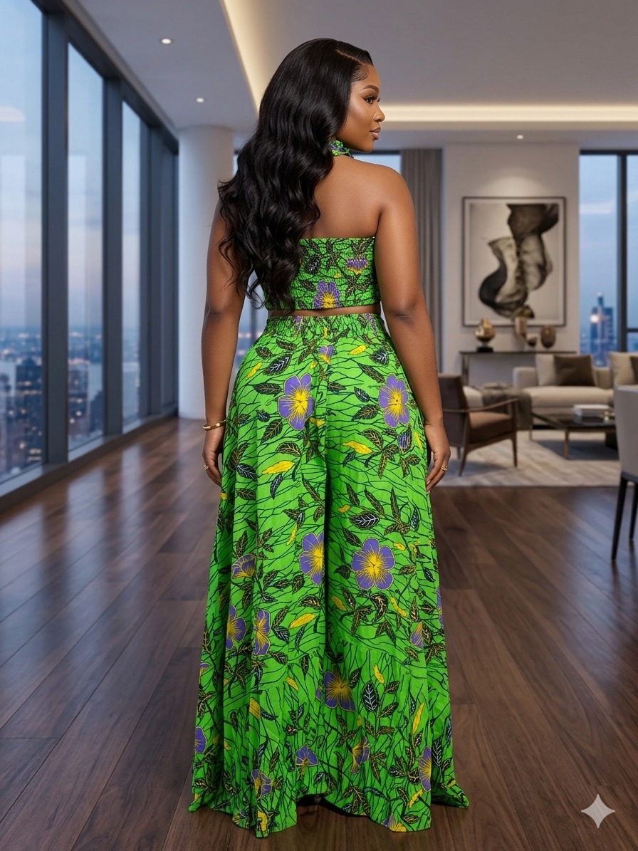 W48X(TWO PIECE PALAZZO AND TOP)
