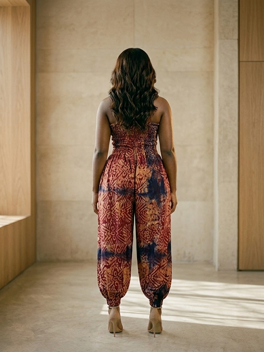 V73W (Adire Jumpsuit)