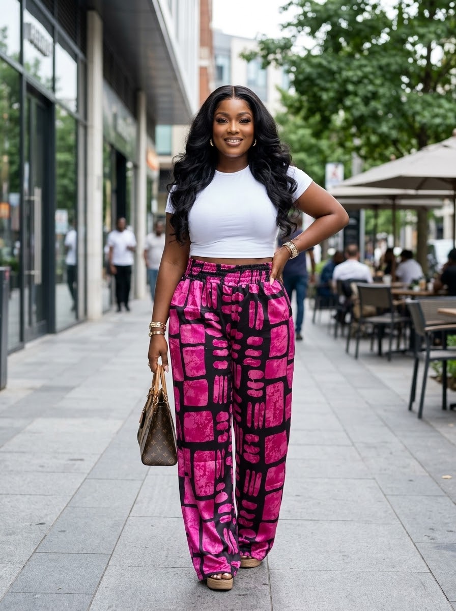 B87C silk and chiffon set