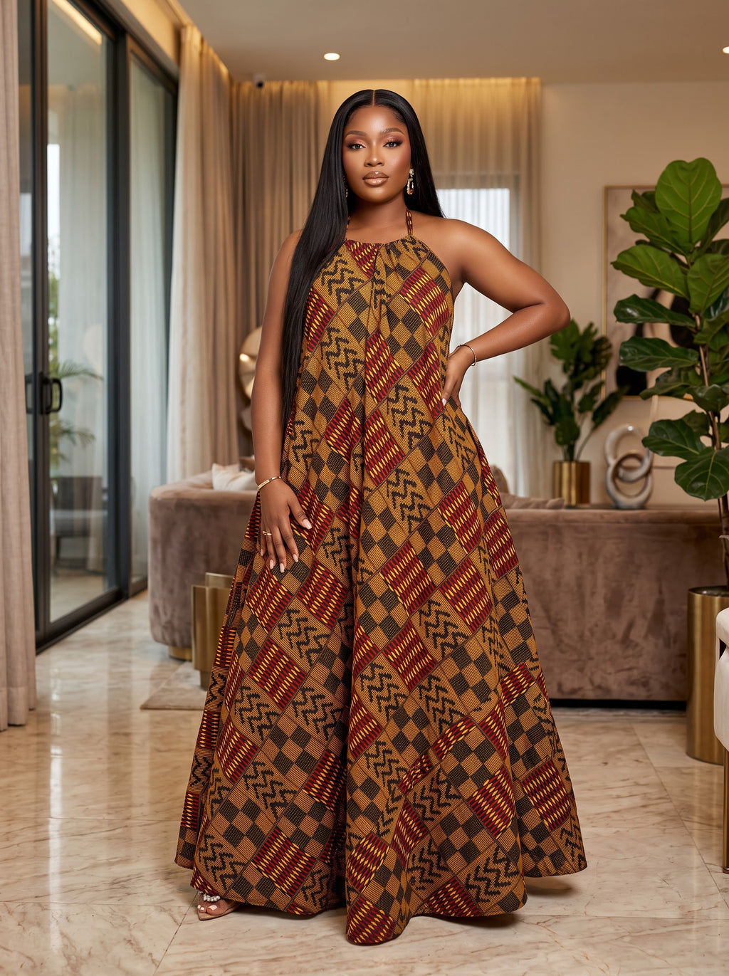 P90Q Ankara dress