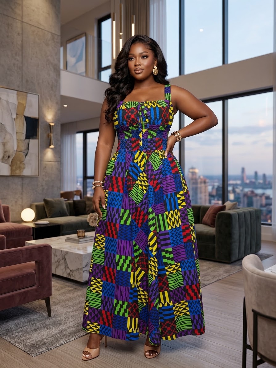 J83K Ankara dress