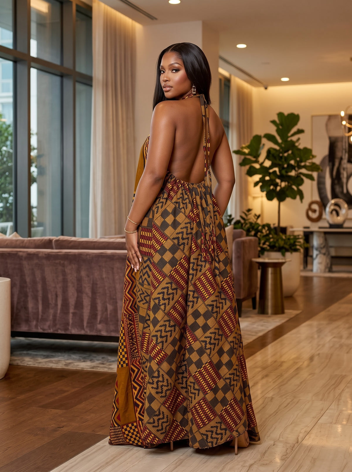P90Q Ankara dress