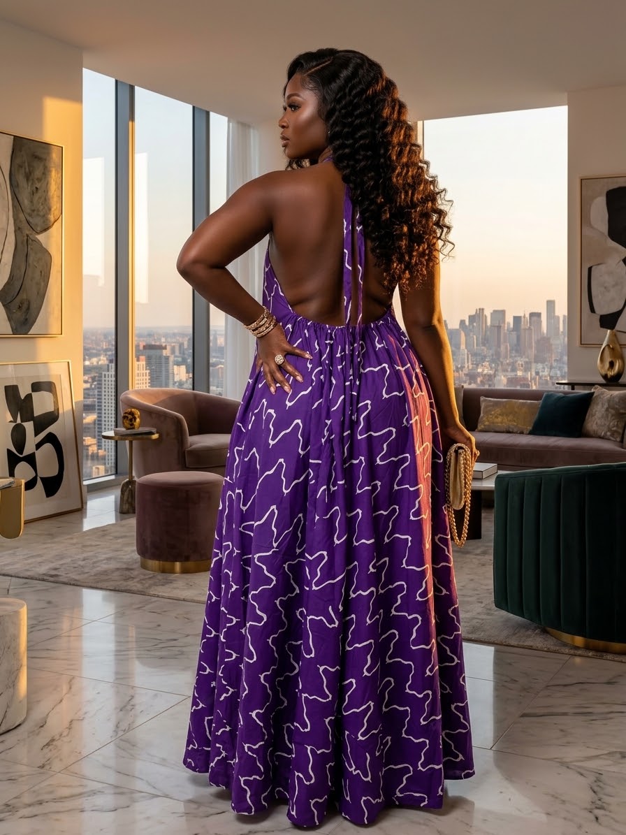 O83P Ankara dress