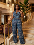 T37U(ADIRE PANT AND TOP)