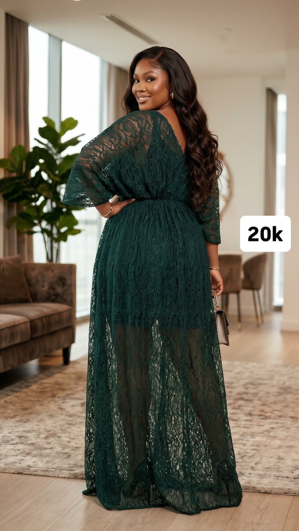 Q92R Santini lacedress it comes with inner