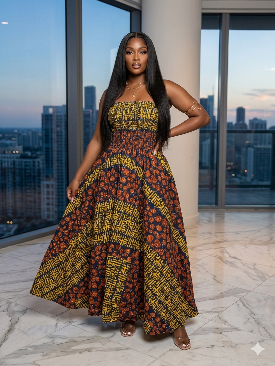 R55S ( Ankara Dress)