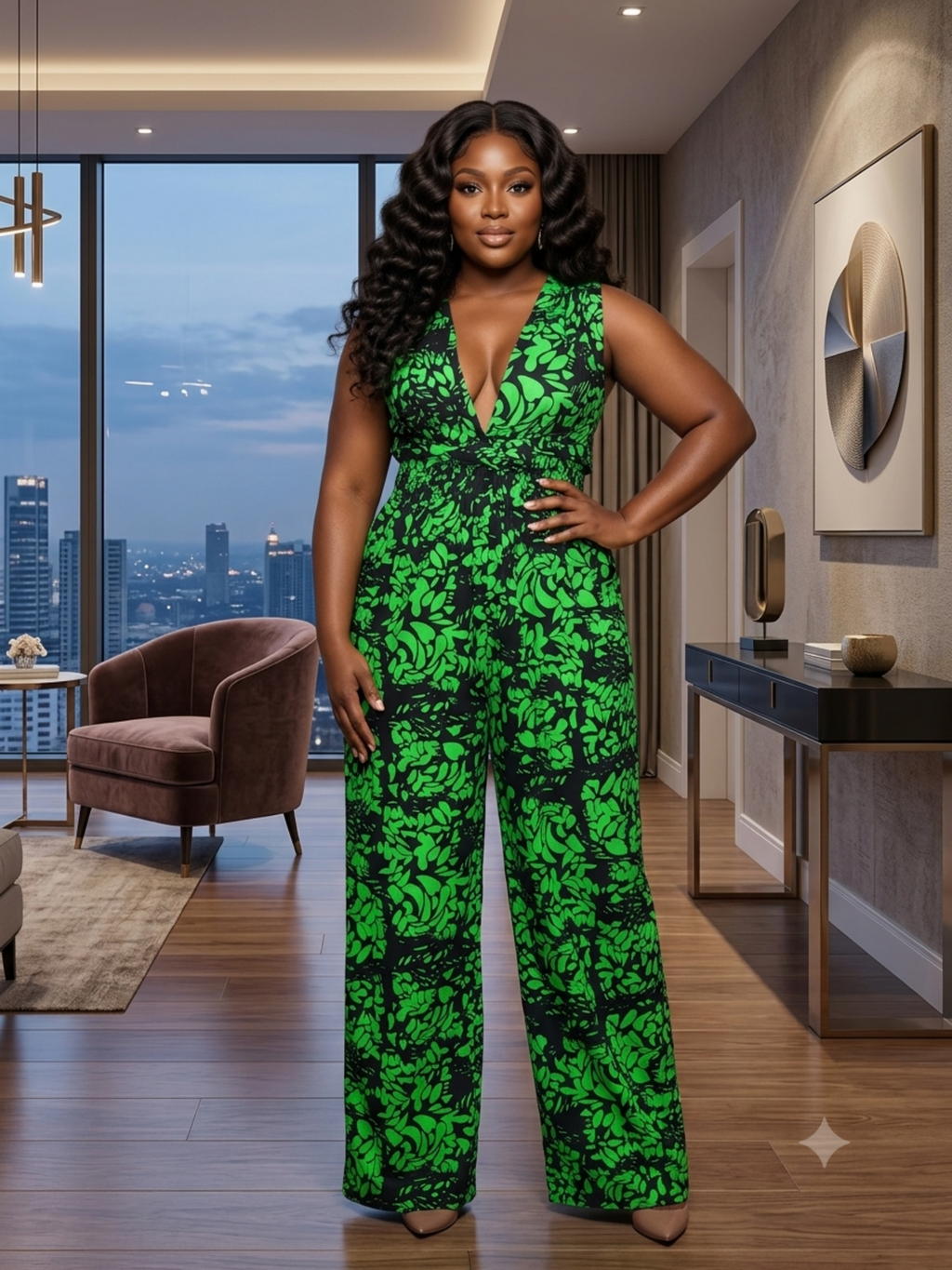 O69P (Ankara jumpsuit )