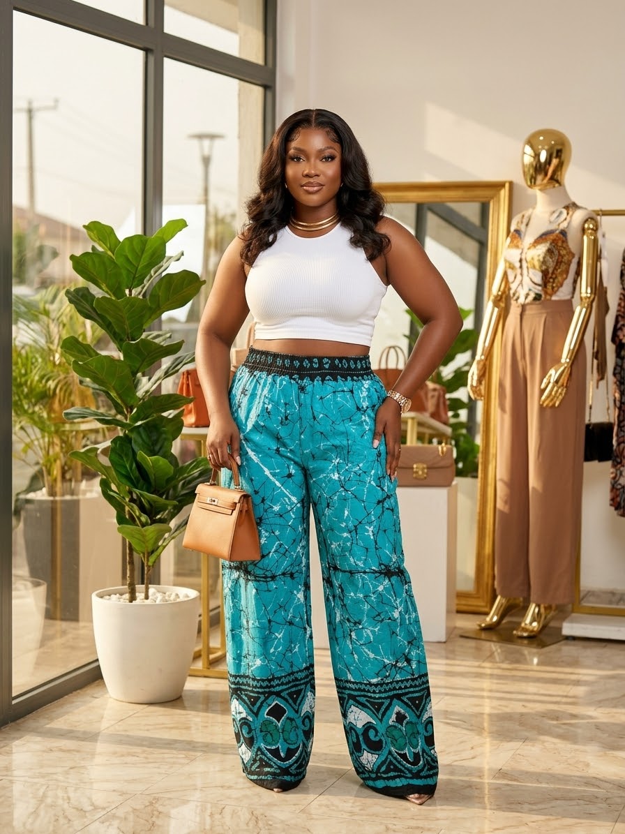 A85B 100%cotton Ankara set