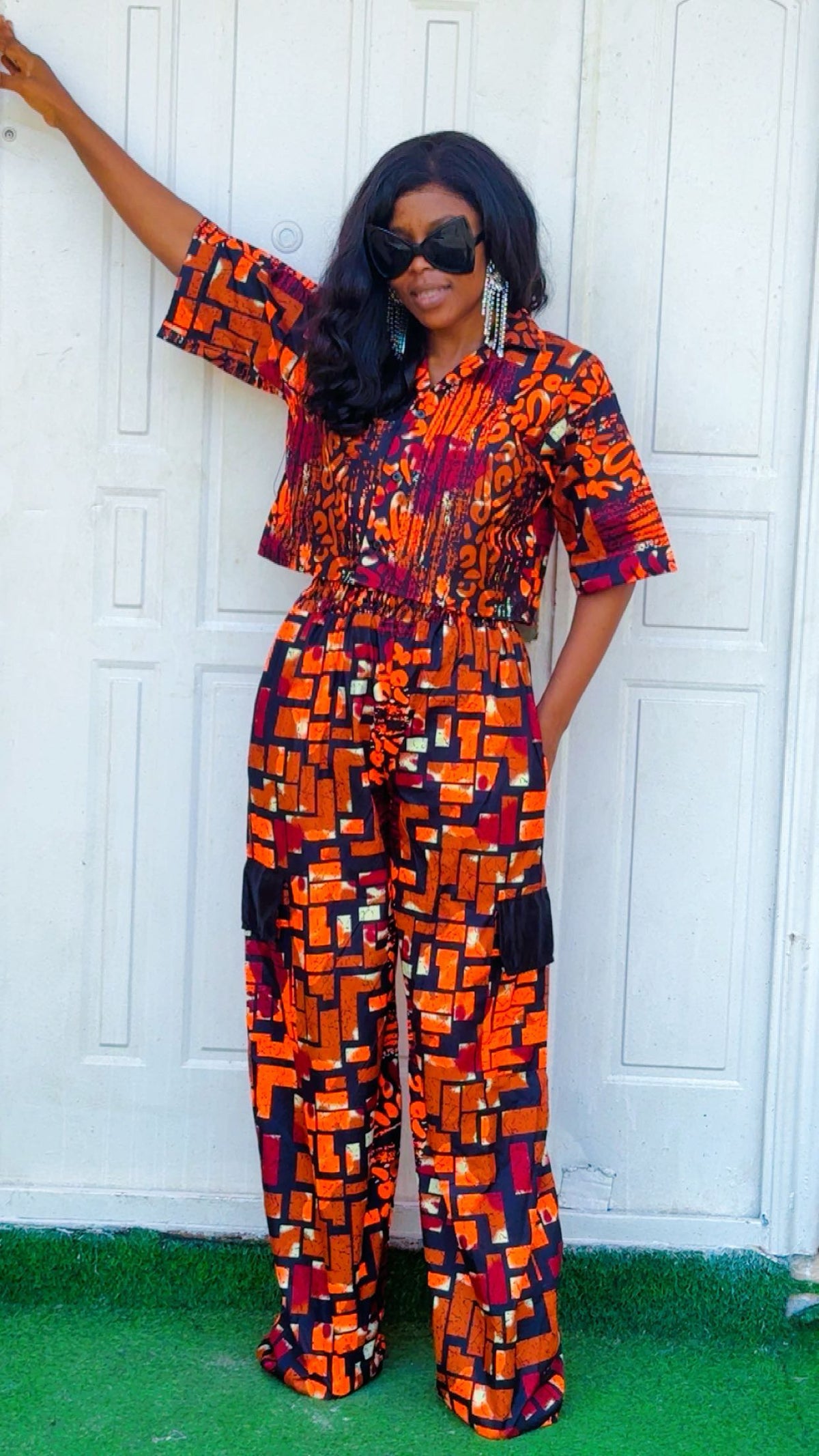 D93E Ankara two piece
