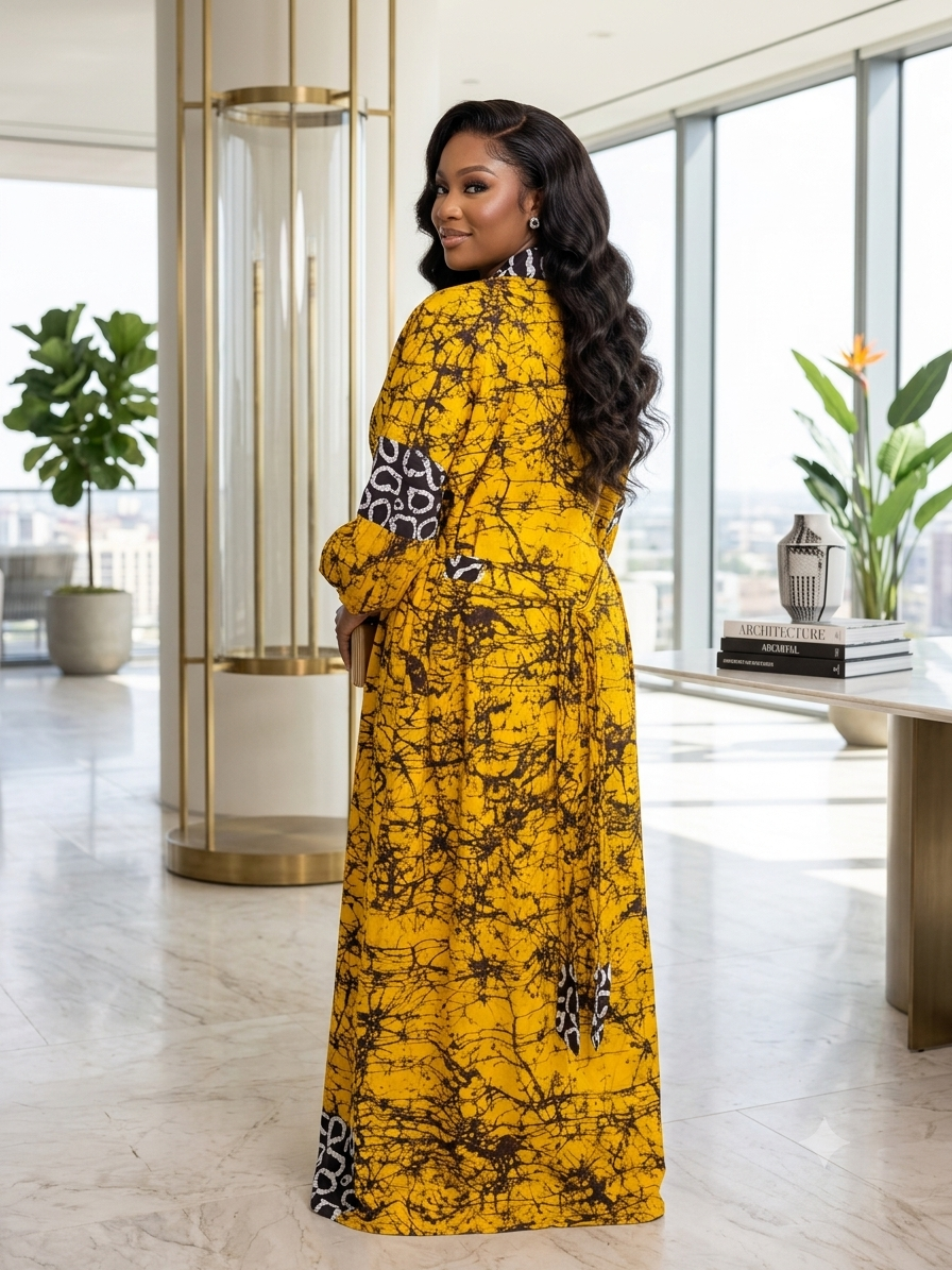 G66H (Ankara long dress)
