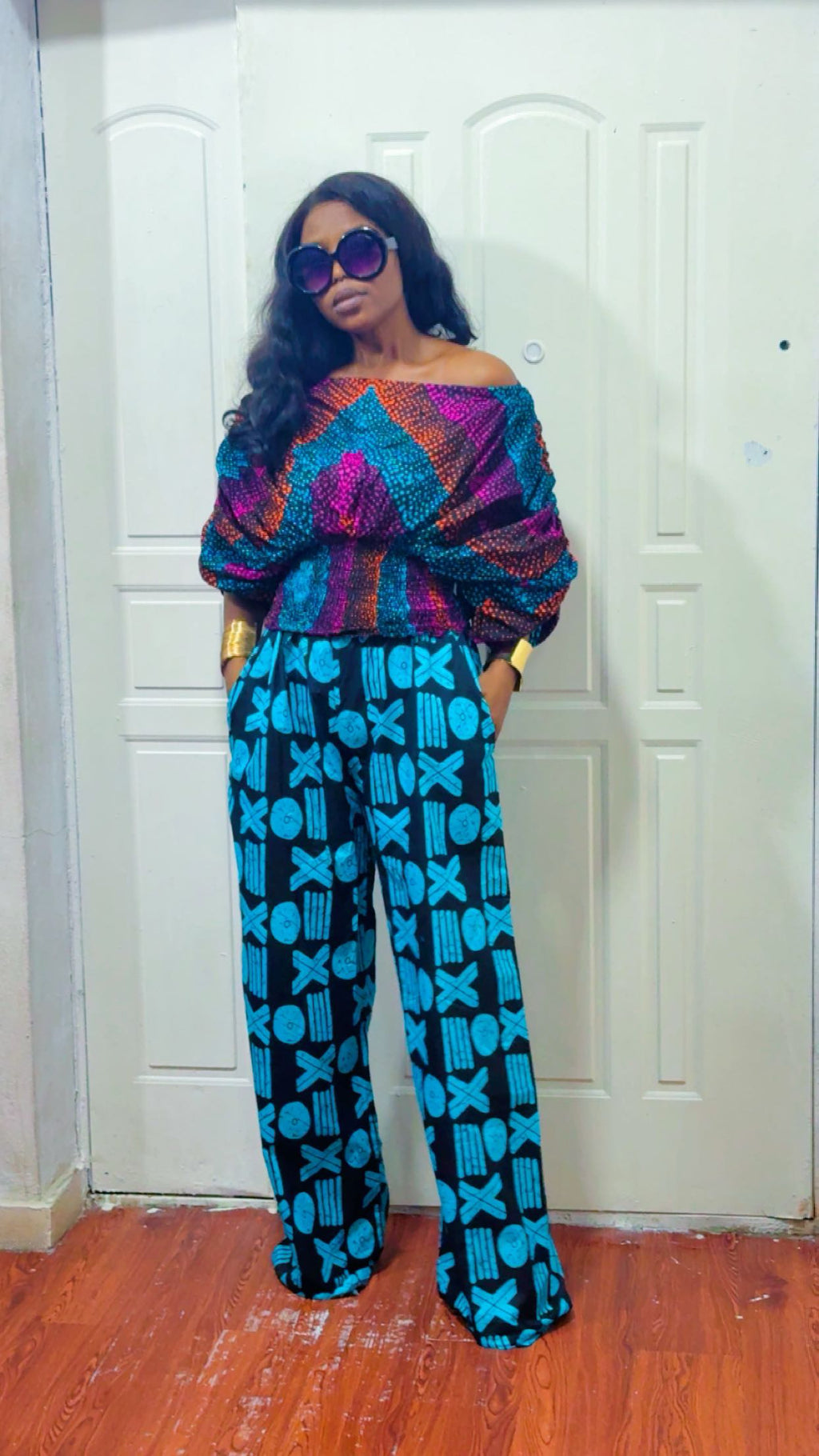 E48F(TWO PIECE TROUSER AND TOP)