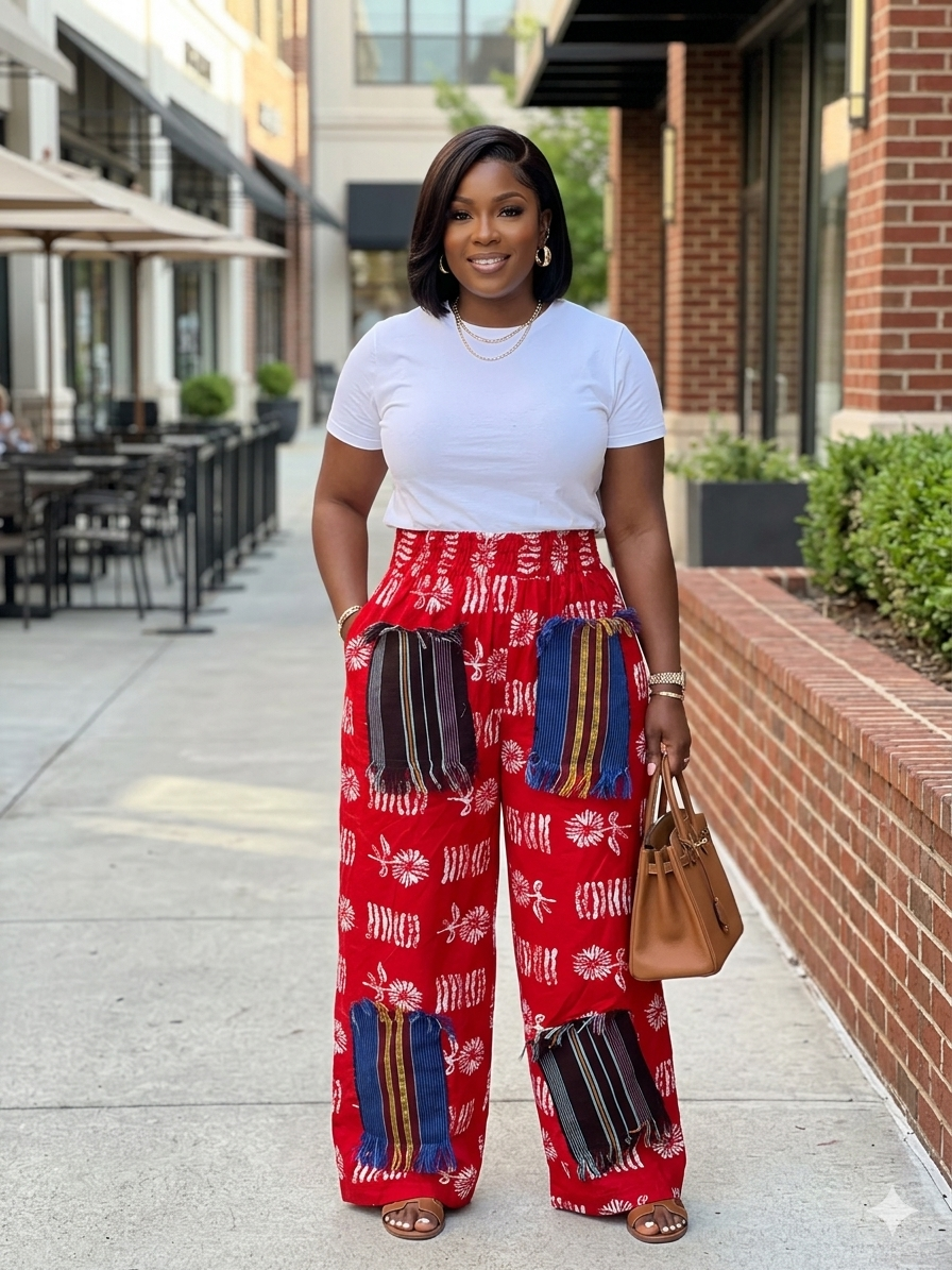 B27C(100% ANKARA AND ASOKE PANT)