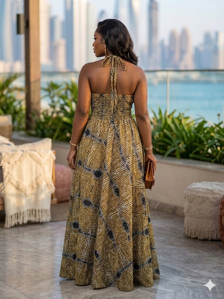 O54P(ANKARA DRESS)