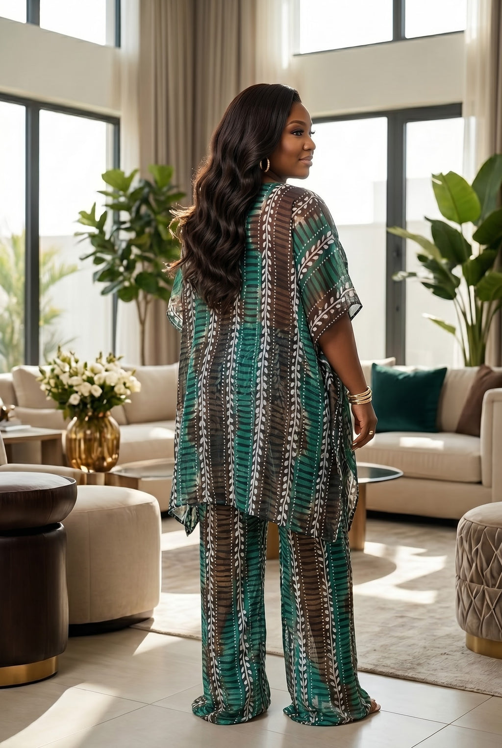 Y90Z Silk and Chiffon set