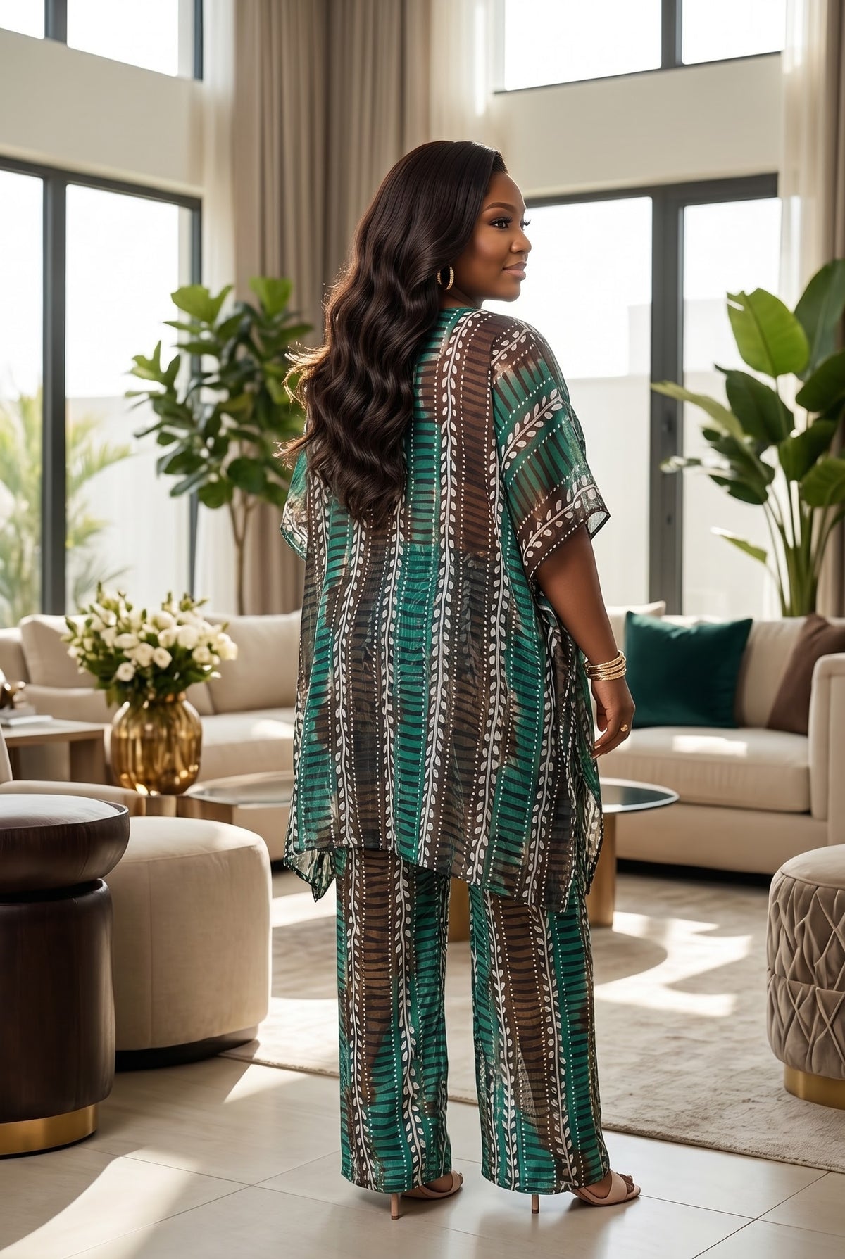 Y90Z Silk and Chiffon set