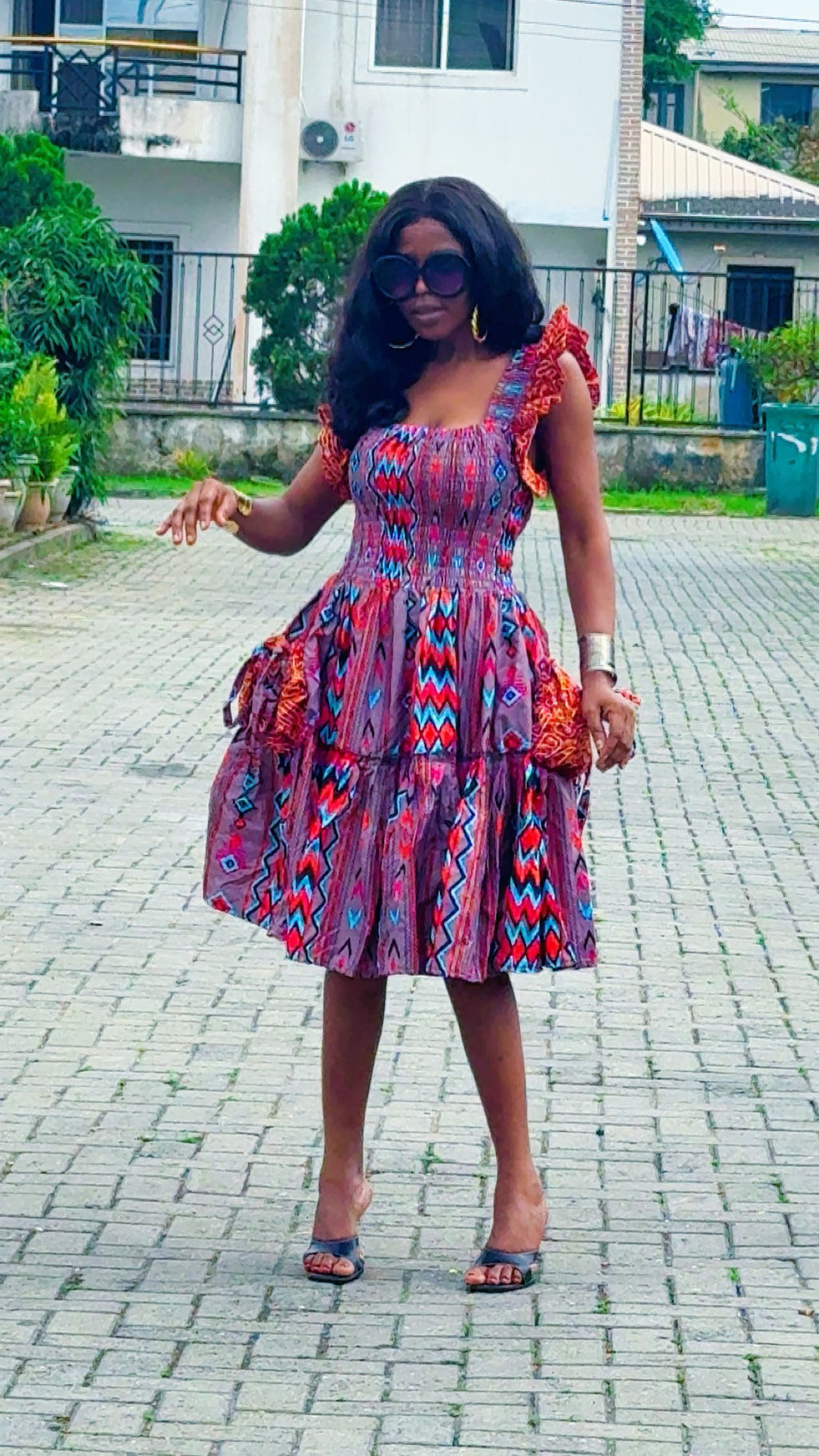 I76J ( Ankara dress )