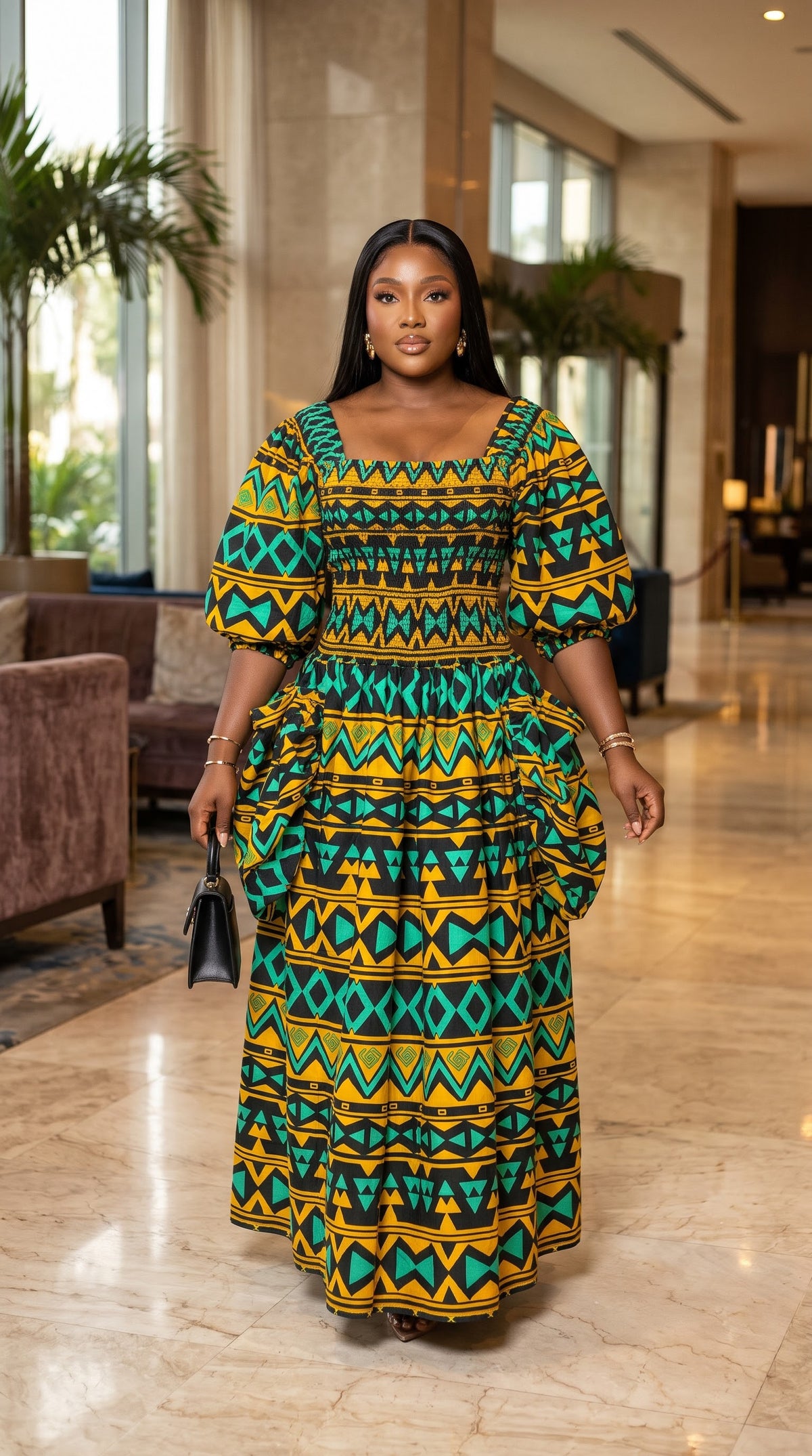 I91J Ankara dress