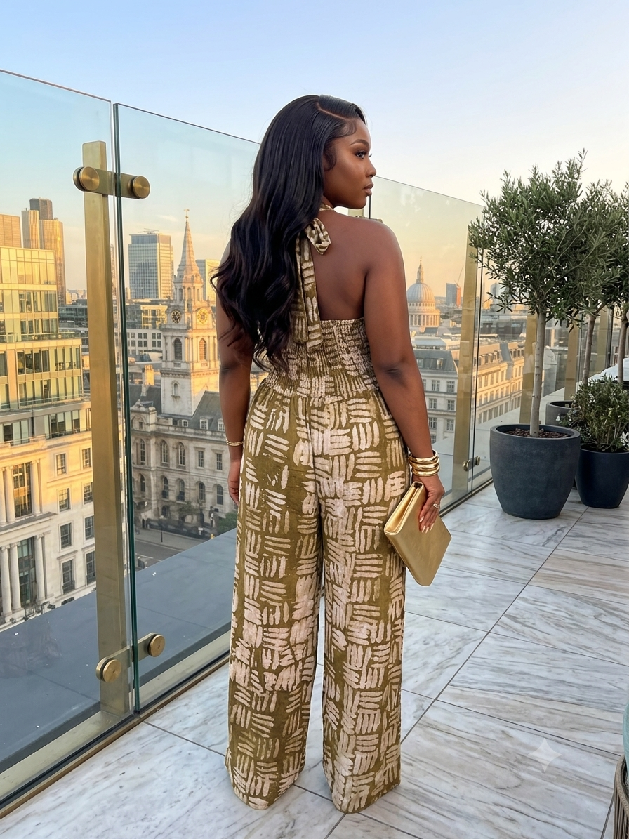 N63O (Adire Jumpsuit )