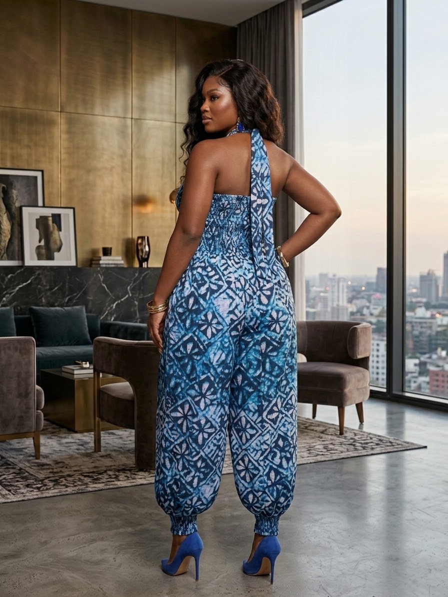 T84U Ankara jumpsuit