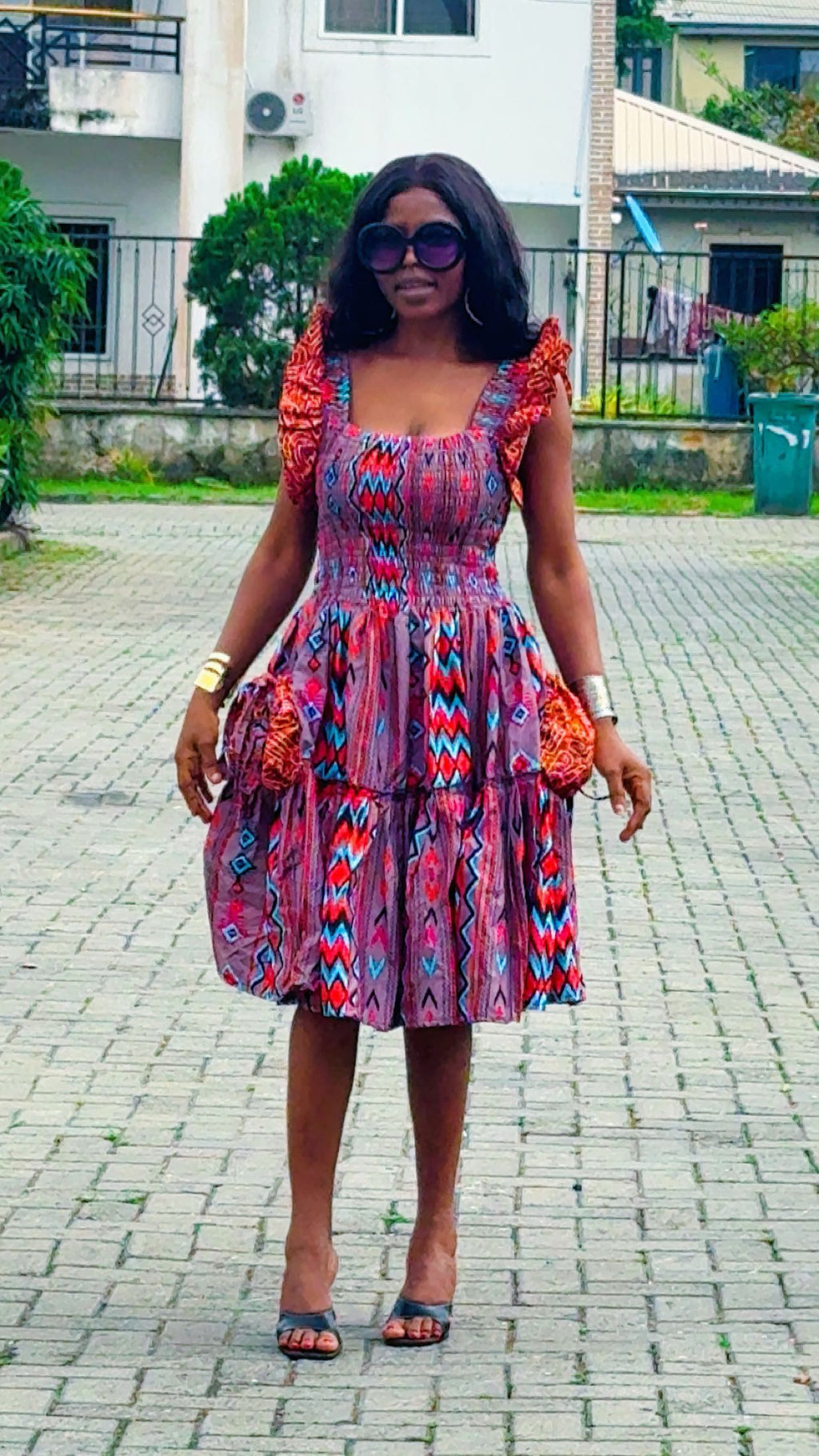 I76J ( Ankara dress )